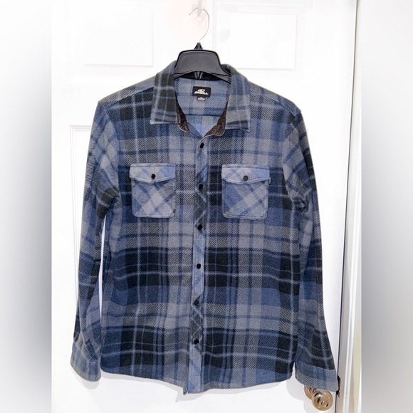 O'Neill Other - O'Neill Voyager Men’s Cotton Flannel Shirt Blue SZ L​